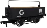 GWR Dia. O15 open wagon 22114 in GWR grey with 25' lettering - Sold out on pre-order