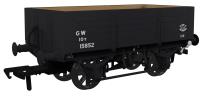 GWR Dia. O15 open wagon 15852 in GWR grey - post-1936 condition