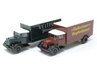 9430324 Pack of 2 x Mercedes LKW Delivery Trucks