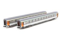 94324 Pair of 1st and 2nd Class Coaches of the SNCF Epoch IV
