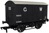12 ton Dia V14 'Mink A' van in GWR grey with 16' lettering - 103686