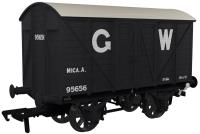 GWR Diag X6 'Mink' goods van in GWR grey with 25in lettering - 95656
