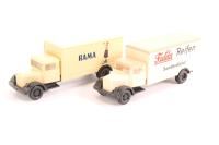 9440427 Pack of 2 x Mercedes L2500 Delivery Trucks