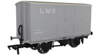 Diag D88 10 ton covered van in LMS grey with large lettering and white square - 249150