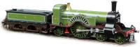 Stirling Single 4-2-2 No.1 in GNR green - 1930 condition - Digital Sound Fitted