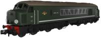 Class 44 'Peak' D1 'Scafell Pike' in BR plain green with white body stripe - Digital Sound Fitted