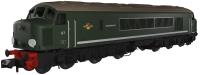 Class 44 'Peak' D7 'Ingleborough' in BR plain green with white body stripe - Digital Sound Fitted