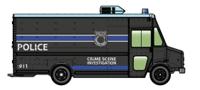949-12105 Morgan Olson Route Star Delivery Van, Police Crime Scene Investigation