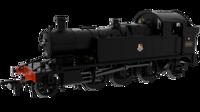 951107 GWR 45xx No.4510 BR Early Crest Plain Black (Small Crest)
