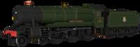 954006 GWR County No.1006 'County of Cornwall' BR Lined Green Early Crest Steam Locomotive