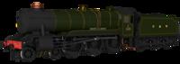 954502 GWR County No.1005 'County of Devon' G W Lined Green Steam Locomotive - DCC Sound