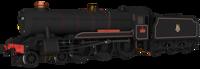 954504 GWR County No.1019 'County of Merioneth' BR Lined Black Early Crest Steam Locomotive - DCC Sound