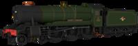 954509 GWR County No.1000 'County of Middlesex' BR Lined Green Late Crest Steam Locomotive - DCC Sound