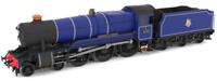 954511 GWR Class 1000 No.1045 'County of Kent' in BR ‘What-If’ Express Passenger Blue Early Crest Steam Locomotive - DCC Sound