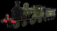 959017 SECR G Class 4-4-0 No.A677 - SR Lined Olive Green Steam Locomotive