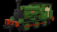 960002 Manning Wardle L Class Arthur in Plain Green 0-6-0ST Steam Tank Locomotive 960002 Manning Wardle L Class Arthur in Plain Green 0-6-0ST Steam Tank Locomotive