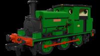 960506 Manning Wardle L Class Forward in Plain Green 0-6-0ST Steam Tank Locomotive  - DCC Sound 960506 Manning Wardle L Class Forward in Plain Green 0-6-0ST Steam Tank Locomotive  - DCC Sound