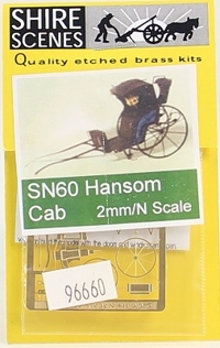 96660 Shire Scenes (SN60) Hansom Taxi Cab Kit