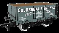 967250 7 Plank 1907 Railway Clearing House Private Owner Open Wagon Goldendale Iron Co. No.598