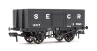 967404 SECR 12T 7 Plank Mineral Wagon (SR Dia.1357) SECR (Late) No.14517