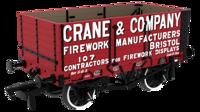 967808 RCH 1907 Spec Open Wagon Crane & Company No. 107 7-plank wagon with side and end doors