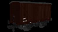 970005 12 Ton LMS D1663 Van - LMS (post-36) No.158995