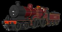 974005 Midland Railway 483 Class 4-4-0 LMS Crimson No.482 (Small Letters) Steam Locomotive
