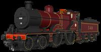 974006 Midland Railway 483 Class 4-4-0 LMS Crimson No.549 (Cabside Roundel) Steam Locomotive