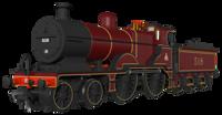 974503 Midland Railway 483 Class 4-4-0 Crimson No.518 Steam Locomotive - DCC Sound
