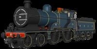 974504 Midland Railway 483 Class 4-4-0 SDJR Blue No.70 Steam Locomotive - DCC Sound