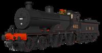 974507 Midland Railway 483 Class 4-4-0 LMS Lined Black No.462 Steam Locomotive - DCC Sound