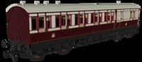 978108 ‘Evolution’ 48’ Caledonian Railway Purple Madder and White Brake third No.654