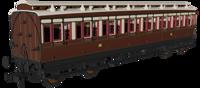 978133 ‘Evolution’ 48’ Great Western Railway Chocolate and Cream (Early Monogram) Third No.1156