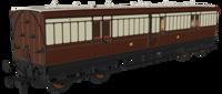 978136 ‘Evolution’ 48’ Great Western Railway Chocolate and Cream (Early Monogram) Full brake No.18