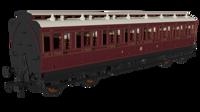 978249 GWR Lined Crimson Lake 'Evolution' Non-Corridor Third No.1155