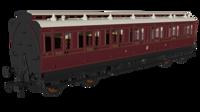 978250 GWR Lined Crimson Lake 'Evolution' Non-Corridor Composite No.55