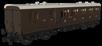 978909 Evolution' 48' SECR Wellington Brown Non-Corridor Carriage Brake Third No.1066
