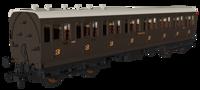 978910 Evolution' 48' SECR Wellington Brown Non-Corridor Third No.886