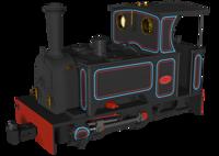 986201 Sirdar Class 0-4-0 Kerr, Stuart & Co. Short-Tank 'What If' - Penrhyn Lined Black Steam Locomotive