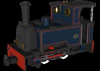 986202 Sirdar Class 0-4-0 Kerr, Stuart & Co. Short-Tank 'What If' - Lined Dark Blue Steam Locomotive
