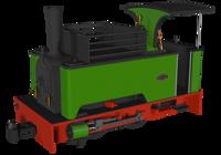 986507 Sirdar Class 0-4-0 Kerr, Stuart & Co. Long-Tank Plain Green Steam Locomotive - DCC Fitted