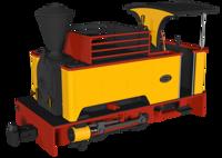 986508 Sirdar Class 0-4-0 Kerr, Stuart & Co. Long-Tank Plain Yellow Steam Locomotive - DCC Fitted