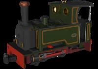986704 Sirdar Class 0-4-0 Kerr, Stuart & Co. Short-Tank 'What If' - Lined Green Steam Locomotive - DCC Fitted