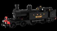 989507 LNER C12 Tank No.4009A LNER Plain Black Steam Locomotive - DCC Sound