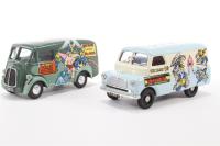 98970 Marvel Super Heroes X-Men 2-Vehicle Set - Bedford CA and Morris J Vans