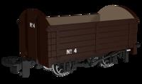 990001 Dropside Open - Plain Brown No.4