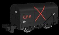 990202 Gunpowder Van -  Black with Red Cross No.59