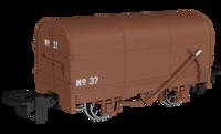 990204 Gunpowder Van -  Plain Rusty Brown No.37