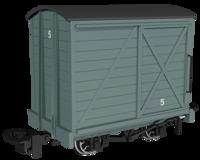 990303 Covered Van -  Plain Grey No.5