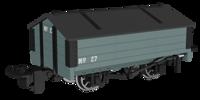 990403 Peaked Roof Van -  Plain Grey No.27